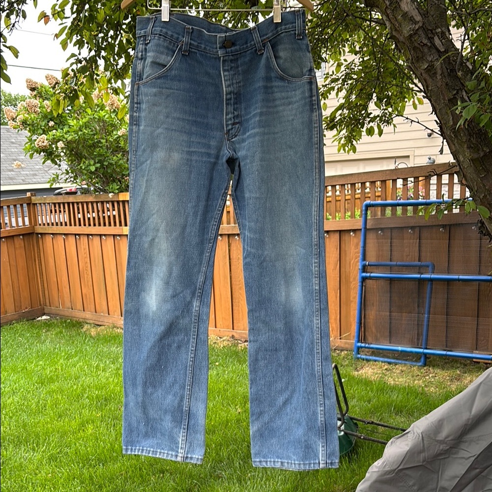 Vintage baby blue Saddle King Jeans